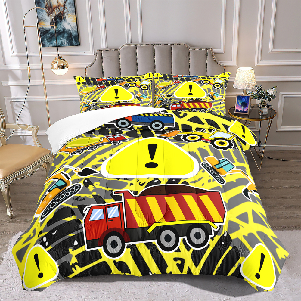 Extreme Tire Track Caution Kids Comforter Set | CozyLil