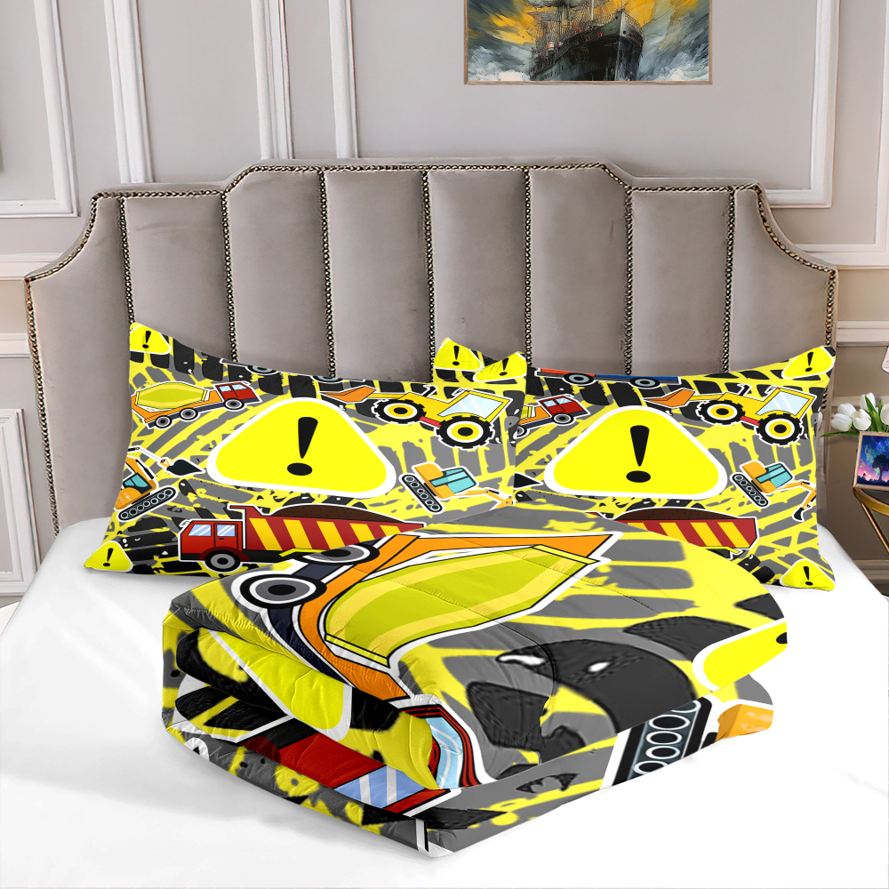Extreme Tire Track Caution Kids Comforter Set | CozyLil