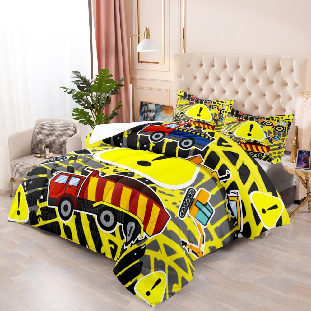 Extreme Tire Track Caution Kids Comforter Set | CozyLil