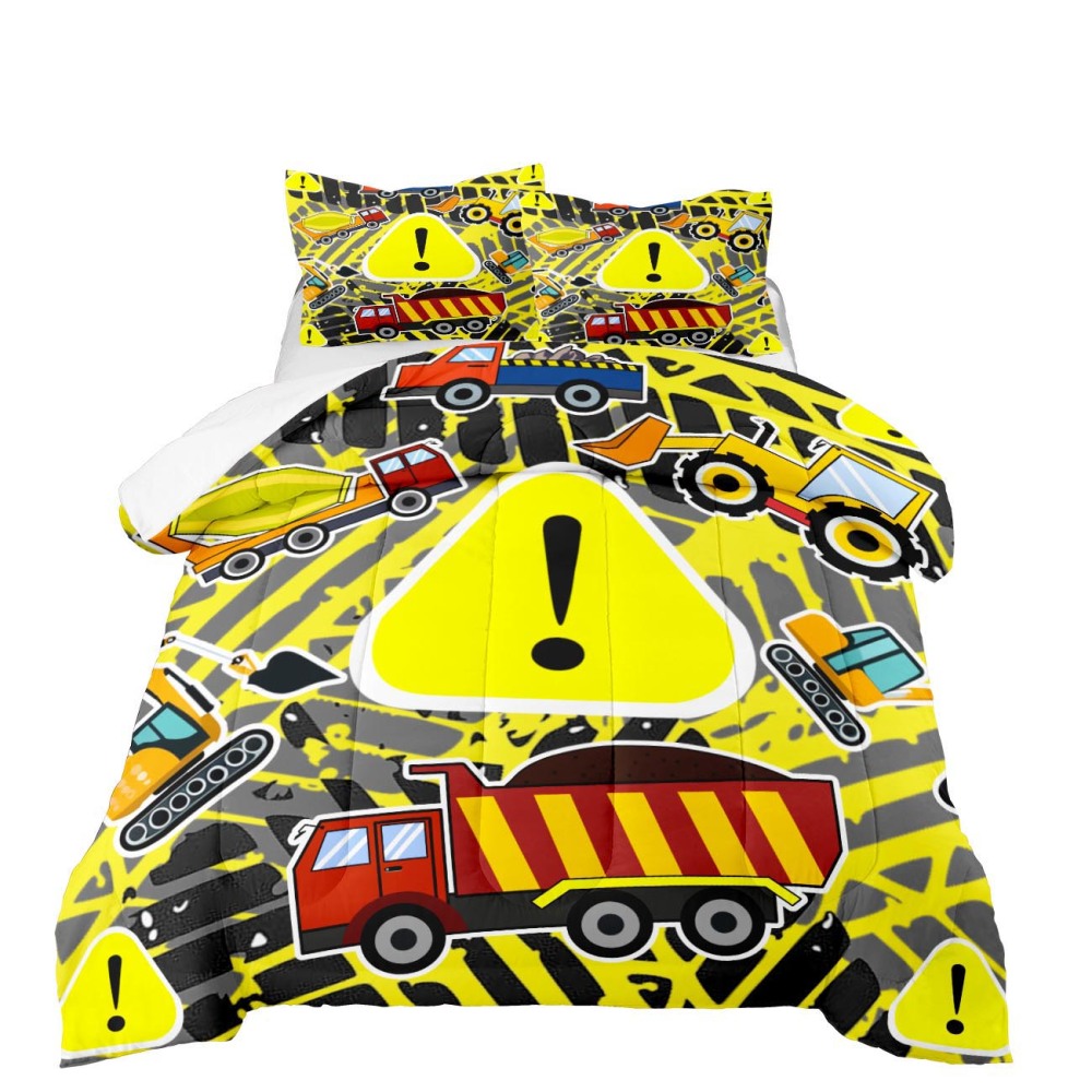 Extreme Tire Track Caution Kids Comforter Set | CozyLil