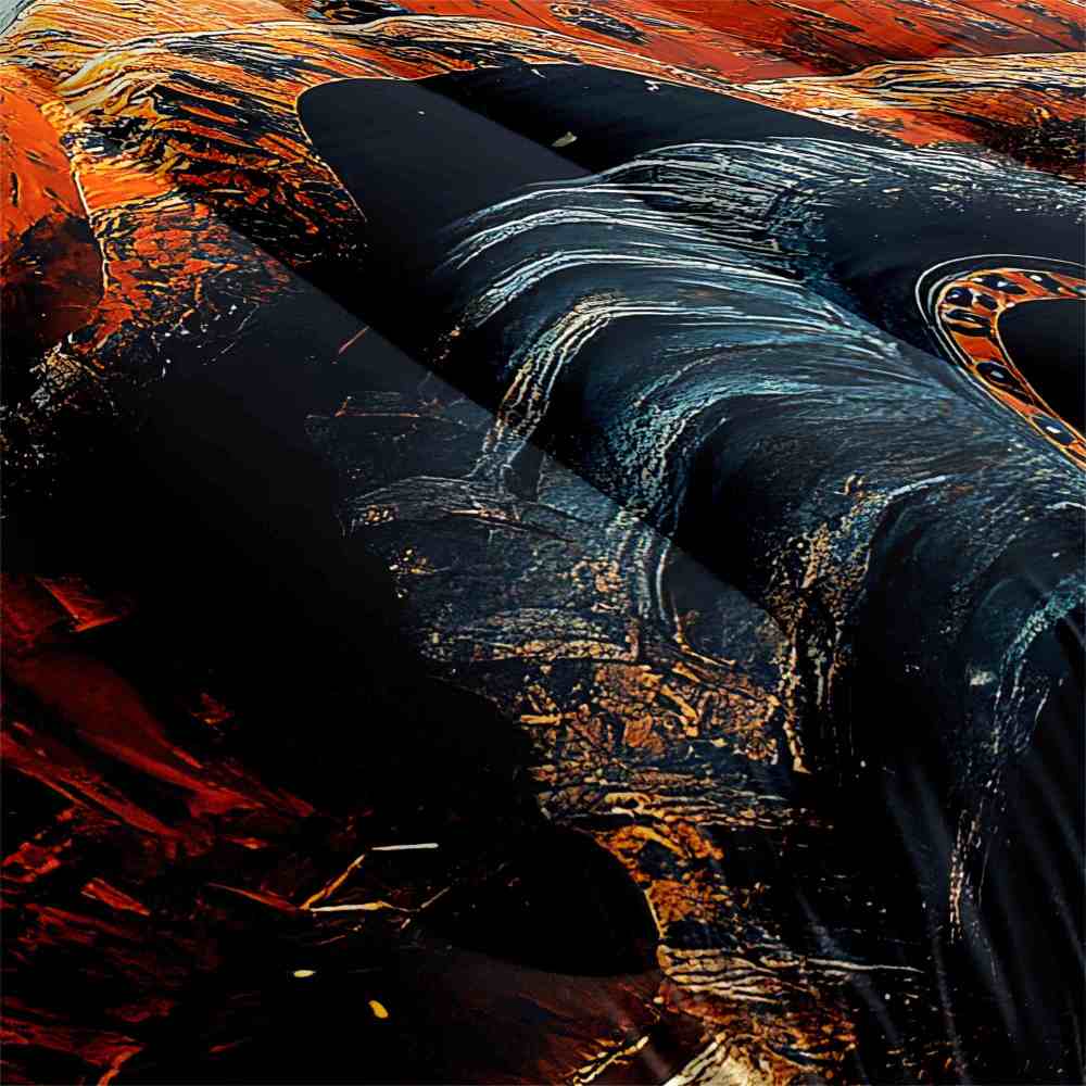 Orange Extreme Off-Road Mud Truck Bedding Set Teen Boys | CozyLil