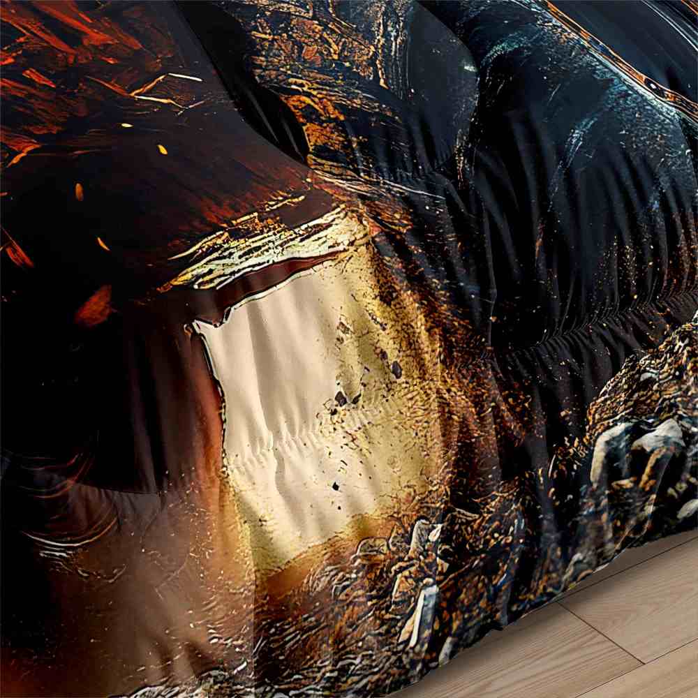 Orange Extreme Off-Road Mud Truck Bedding Set Teen Boys | CozyLil