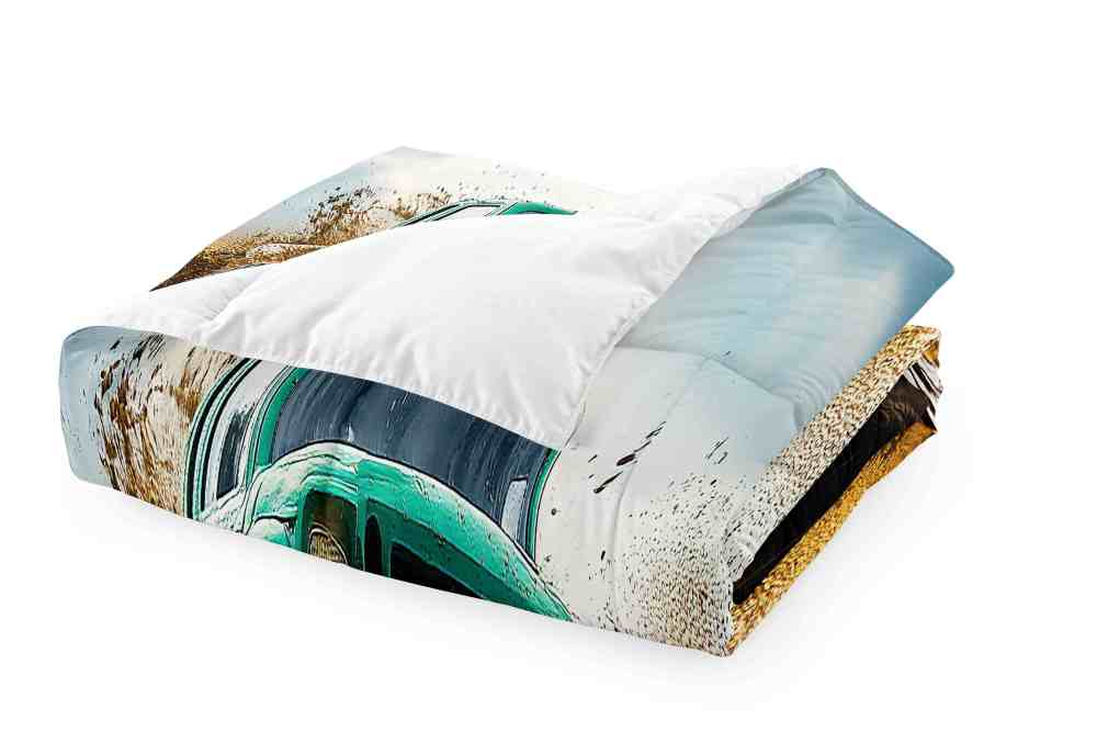 Aggressive Green Monster Truck Racing Comforter Set | CozyLil