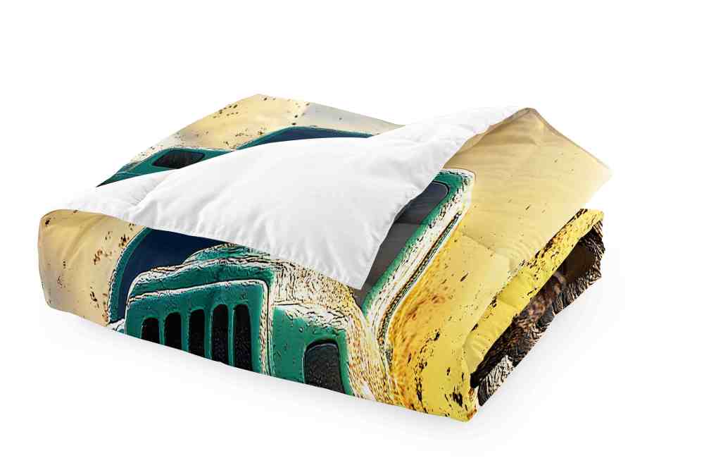 Golden Sunset Mud Truck Off-Road Bedding Set Teen Room | CozyLil