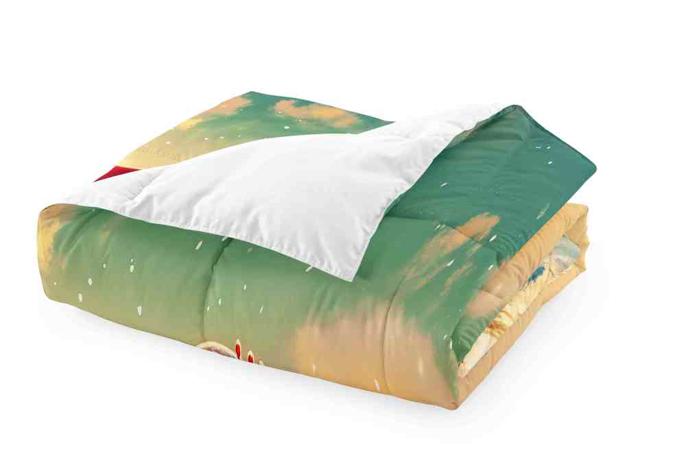 Classic Red Monster Truck Teal Sky Comforter Set Toddler Bedding | CozyLil