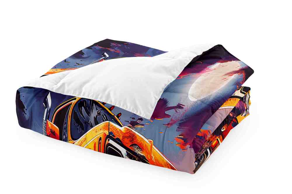 Full Moon Spooky Night Monster Truck Comforter Set Boys Bedding | CozyLil