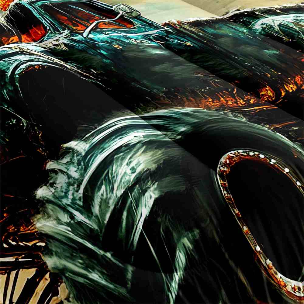 Fiery Extreme Off-Road Monster Truck Comforter Set Boys Bedding | CozyLil