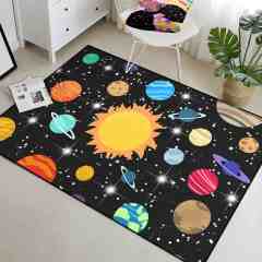 Vibrant Multi-Planet Universe Area Rug for Boys Bedroom | CozyLil