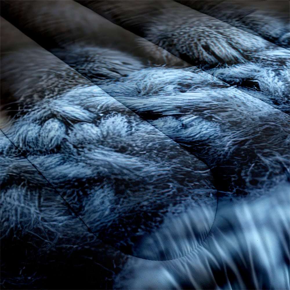 Winter Beanie Kittens Comforter Set Kids Bedroom Bedding | CozyLil