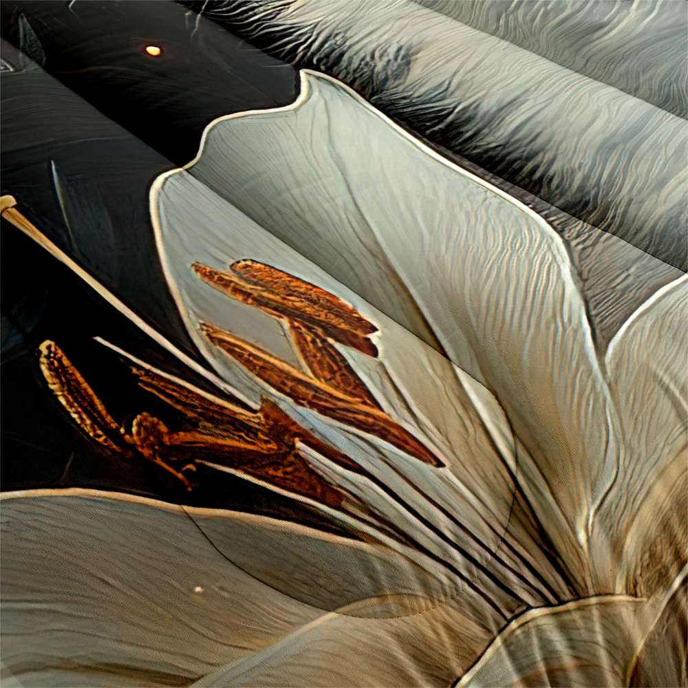 Elegant Black Cat Lily Comforter Set Teen Bedding | CozyLil