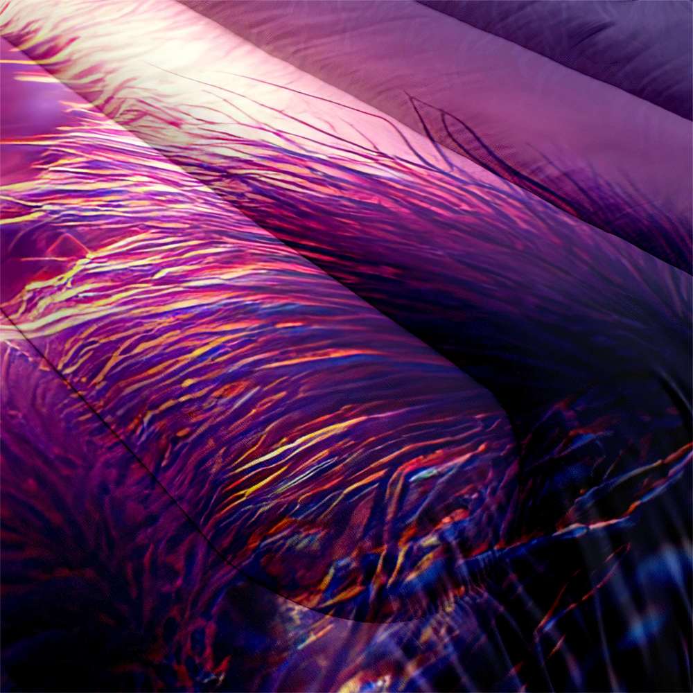 Enchanted Purple Forest Fluffy Kitten Comforter Set Kids Bedding | CozyLil