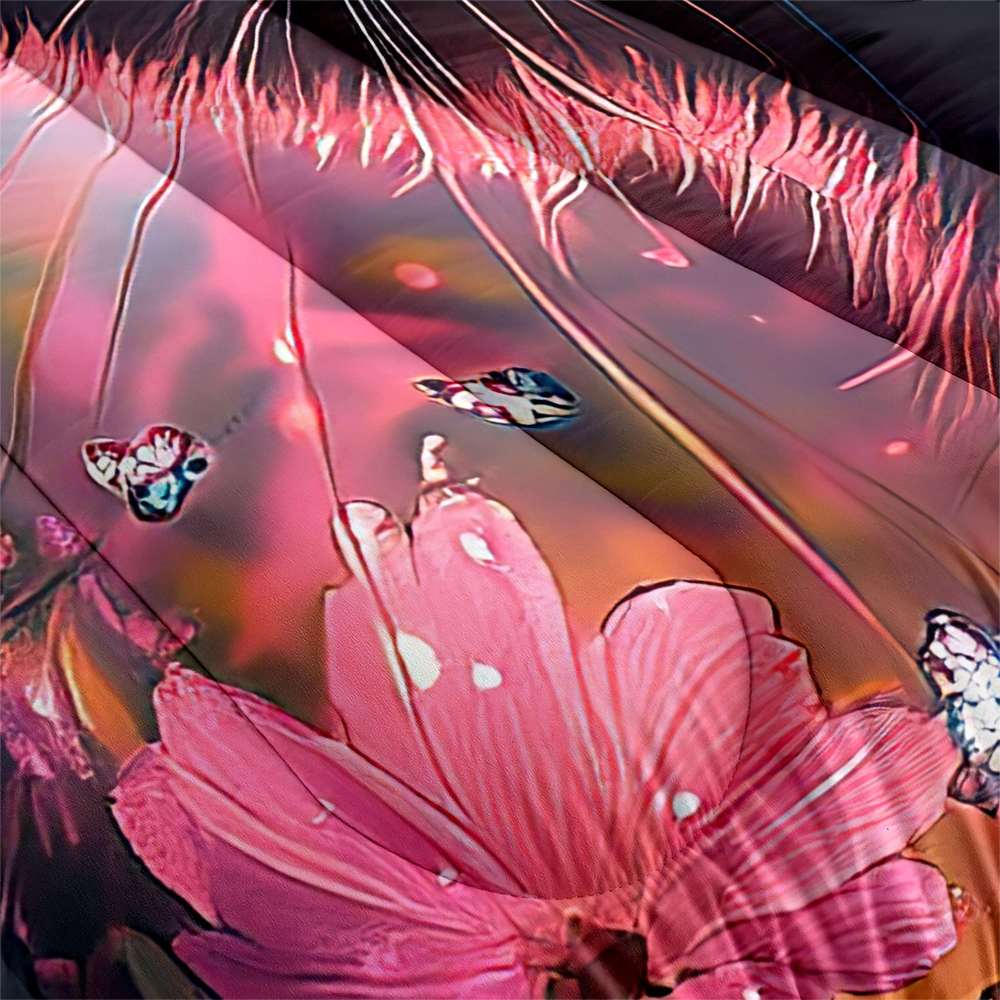 Neon Floral Blue-Eyed Black Cat Comforter Set Teen Bedding | CozyLil