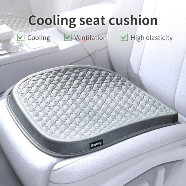 2.5CM   Cooling Gel Seat Cushion Breathable Ventilated Pad for Office & Car,Anjuny official,2.5CM   Cooling Gel Seat Cushion Breathable Ventilated Pad for Office & Car