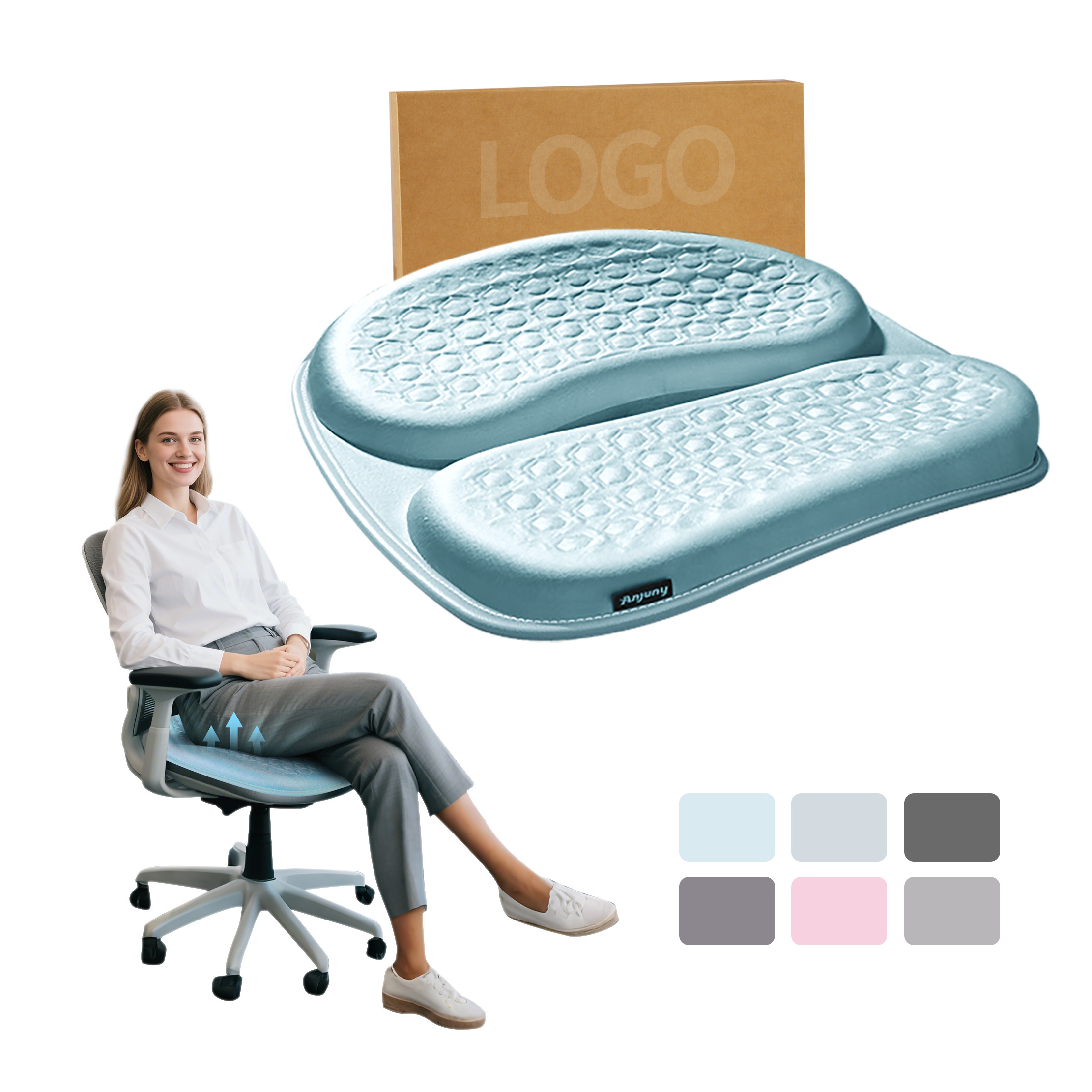 3.5CM   Ultra Soft Gel Cushion – Pressure Relief for Home & Office,Anjuny - One Stop Cooling& Heating solution Manufactor,3.5CM   Ultra Soft Gel Cushion – Pressure Relief for Home & Office
