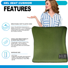 AJ Gel seat cushion Office & Car Gel Seat Cushion Double Thick Quilted Orthopedic Cooling All-Season Coccyx Support Outdoor Use,Anjuny - One Stop Cooling& Heating solution Manufactor,AJ Gel seat cushion Office & Car Gel Seat Cushion Double Thick Quilted Orthopedic Cooling All-Season Coccyx Support Outdoor Use