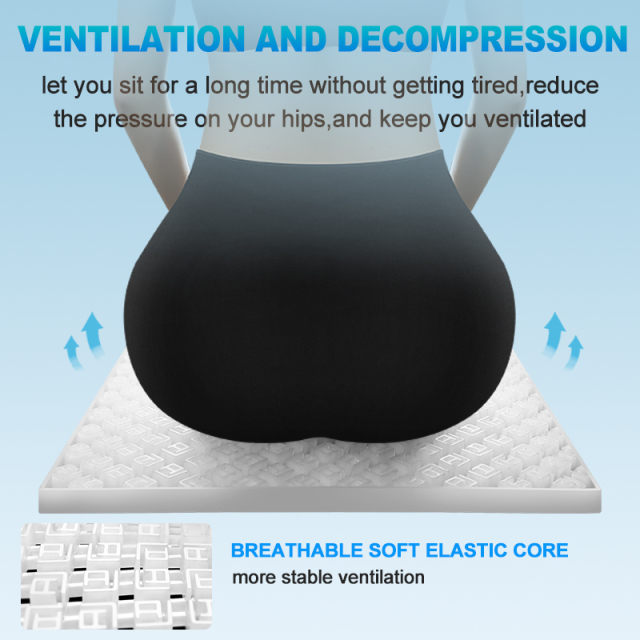 AJ Gel seat cushion Office & Car Gel Seat Cushion Double Thick Quilted Orthopedic Cooling All-Season Coccyx Support Outdoor Use,Anjuny - One Stop Cooling& Heating solution Manufactor,AJ Gel seat cushion Office & Car Gel Seat Cushion Double Thick Quilted Orthopedic Cooling All-Season Coccyx Support Outdoor Use