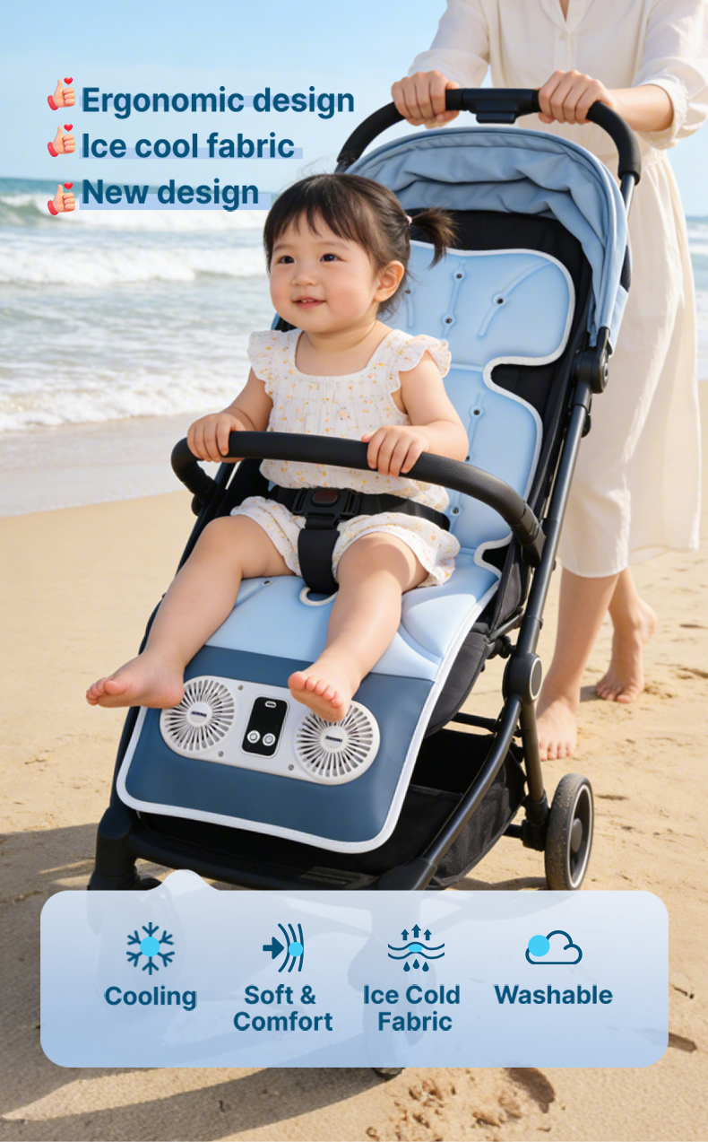 Cool Breathable Seat Cushion for Baby Stroller & Car Seat,Anjuny - One Stop Cooling& Heating solution Manufactor,Cool Breathable Seat Cushion for Baby Stroller & Car Seat