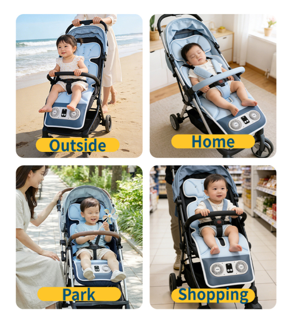 Cool Breathable Seat Cushion for Baby Stroller & Car Seat,Anjuny - One Stop Cooling& Heating solution Manufactor,Cool Breathable Seat Cushion for Baby Stroller & Car Seat
