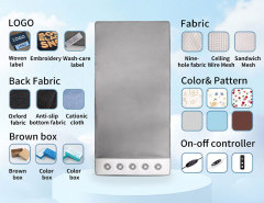 Anjuny High Quality Electric Portable Washable Breathable Waterproof 3D Mesh Cooling Mattress for Baby Bed with Better Sleep,Anjuny - One Stop Cooling& Heating solution Manufactor,Baby Cooling Mattress