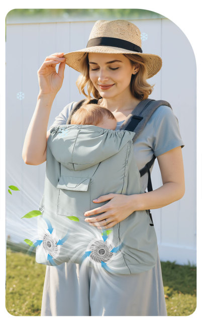 Breathable Baby Carrier Fan Cover | Instant Cooling Shield,Anjuny - One Stop Cooling& Heating solution Manufactor,Breathable Baby Carrier Fan Cover | Instant Cooling Shield