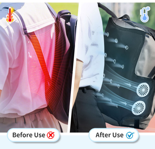 Anjuny Lightweight Cooling Elementary School Backpack Cooler School Ventilation Pad for Kids,Anjuny - One Stop Cooling& Heating solution Manufactor,Anjuny Lightweight Cooling Elementary School Backpack Cooler School Ventilation Pad for Kids