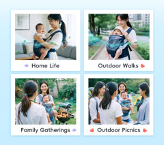 - Baby Carrier Ventilation Pad - Baby Carrier Overheating Solution,Anjuny - One Stop Cooling& Heating solution Manufactor,- Baby Carrier Ventilation Pad - Baby Carrier Overheating Solution