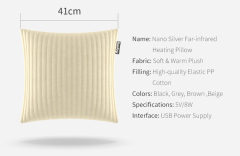 Anjuny Warmtekussen Car Office USB Heated Lumbar Support Pillow Travel Heating Cushion for Back for Hotels and Nursing,Anjuny - One Stop Cooling & Heating solution Manufactory,Cordless Heated Pillow Cushion