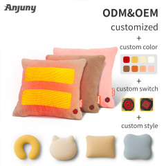Anjuny Rechargeable Nano Sliver Quilted Heating Pillow 5V USB Wireless Therapy Electric Heating Throw Cushion Body Back,Anjuny - One Stop Cooling & Heating solution Manufactory,Cozy Heated Pillow Cushion
