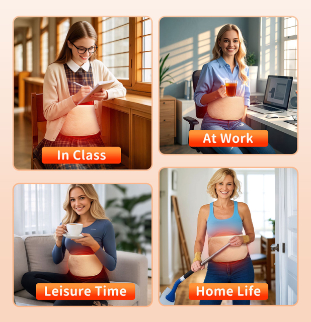 Fast Relief Menstrual Heating Pad - Cordless & Portable,Anjuny - One Stop Cooling & Heating solution Manufactory,Fast Relief Menstrual Heating Pad - Cordless & Portable