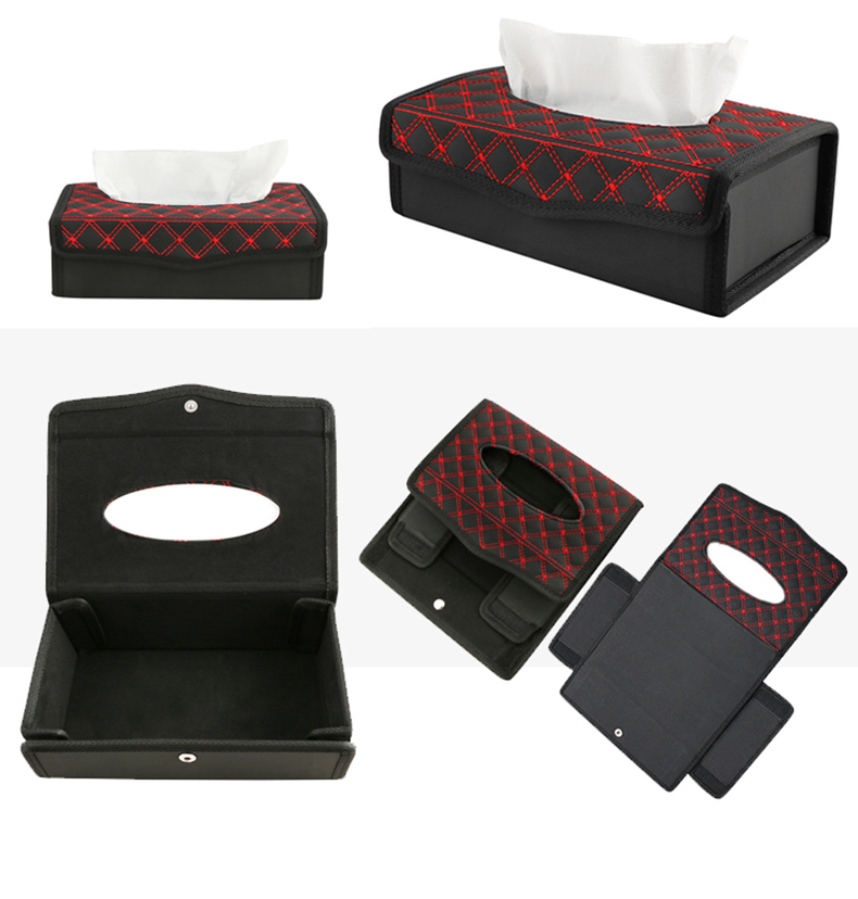 Anjuny Car Tissue Box, Upgraded Version Hanging Tissue Holder in Car, Premium PU Leather Cars Napkin Holder for Universal Auto,Anjuny - One Stop Cooling & Heating solution Manufactory,Anjuny Car Tissue Box, Upgraded Version Hanging Tissue Holder in Car, Premium PU Leather Cars Napkin Holder for Universal Auto