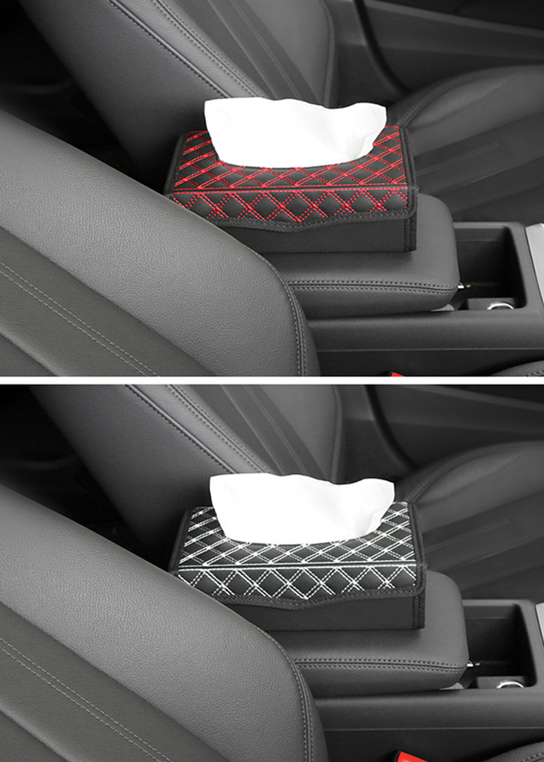 Anjuny Car Tissue Box, Upgraded Version Hanging Tissue Holder in Car, Premium PU Leather Cars Napkin Holder for Universal Auto,Anjuny - One Stop Cooling & Heating solution Manufactory,Anjuny Car Tissue Box, Upgraded Version Hanging Tissue Holder in Car, Premium PU Leather Cars Napkin Holder for Universal Auto
