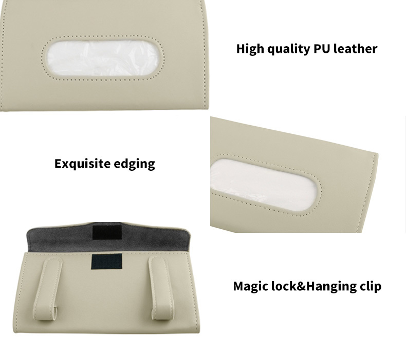 Anjuny Car Visor Tissue Holder, Sun Visor Napkin Holder Backseat Tissue Case, Premium Car Tissue Box for car, Vehicle,Anjuny - One Stop Cooling & Heating solution Manufactory,Anjuny Car Visor Tissue Holder, Sun Visor Napkin Holder Backseat Tissue Case, Premium Car Tissue Box for car, Vehicle