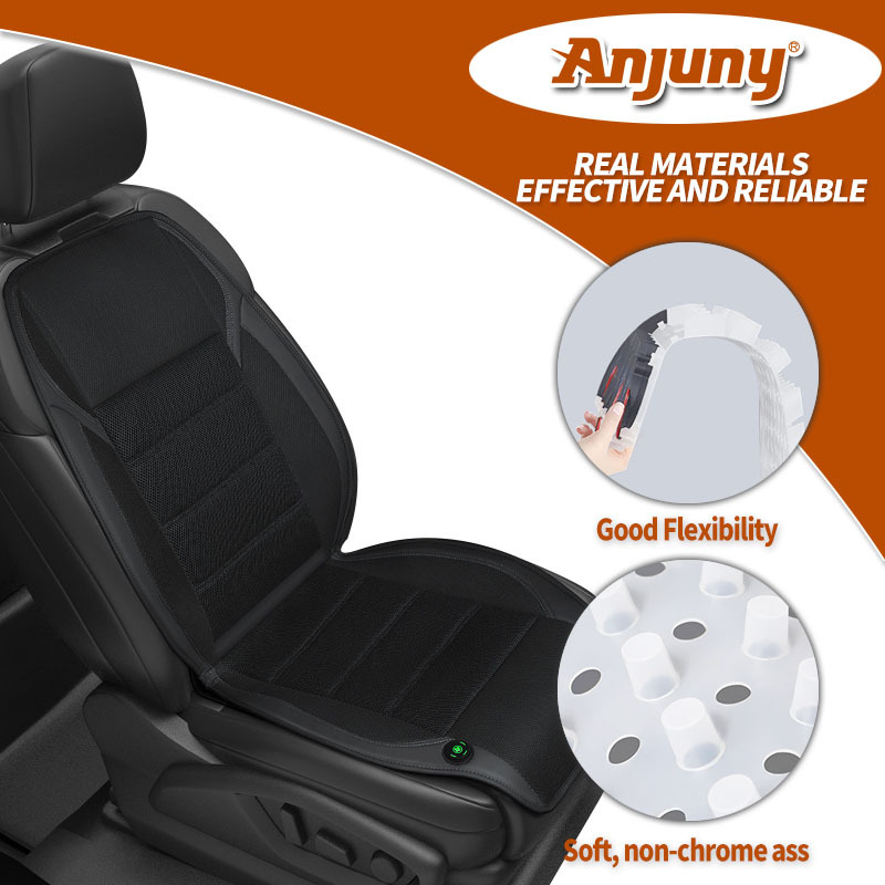 Anjuny Wholesale Cooling Car Seat Cover Front Seat, 12V Ventilated Cooling Car Seat Cushion, Cooled Seat Cover for Car SUV Truck Universal Fit,Anjuny | Professional Cooling & Heating Solution Manufacturer (OEM/ODM),Customized Cooling Car Seat Cushion