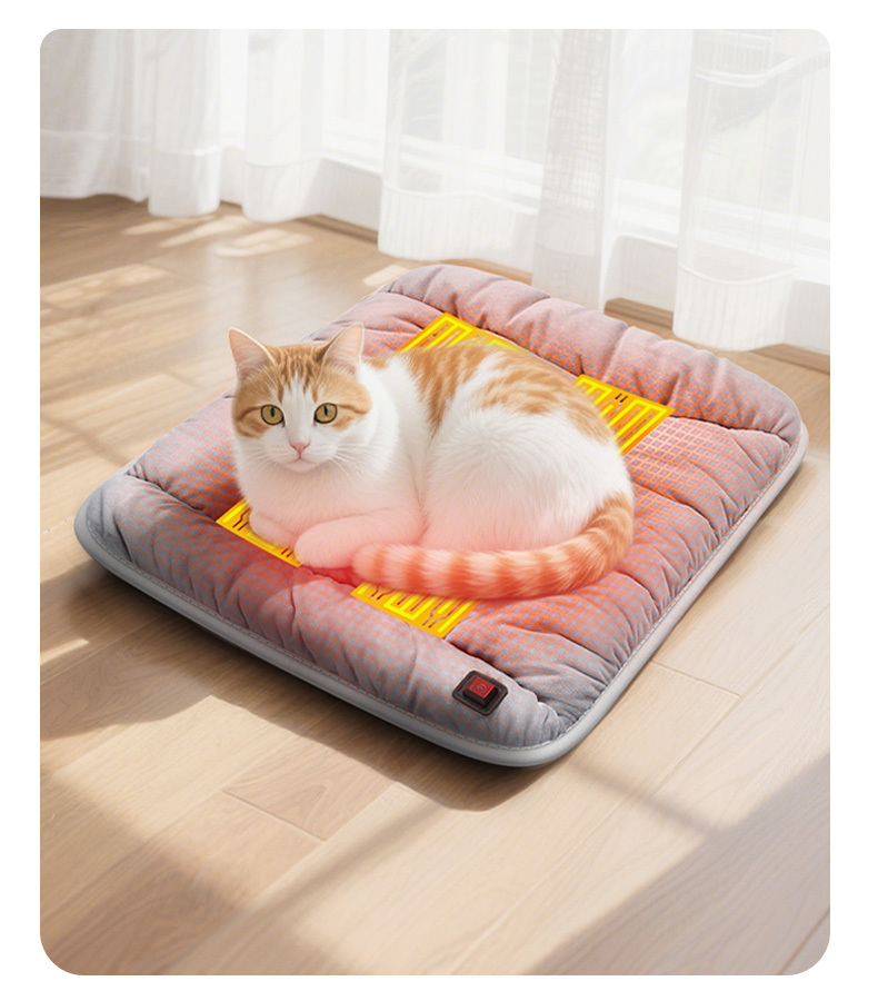 Pet Electric Heating Pad Waterproof Safe Warm Heated Mat for Dogs Cats Indoor Use,Anjuny | Professional Cooling & Heating Solution Manufacturer (OEM/ODM),Pet Heating Pad Wholesale Factory | OEM EU Certified Manufacturer