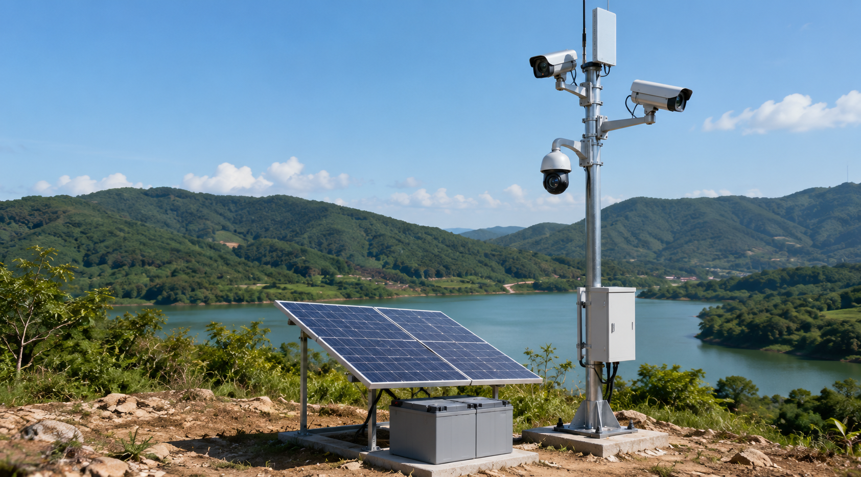 Solar powered surveillance system