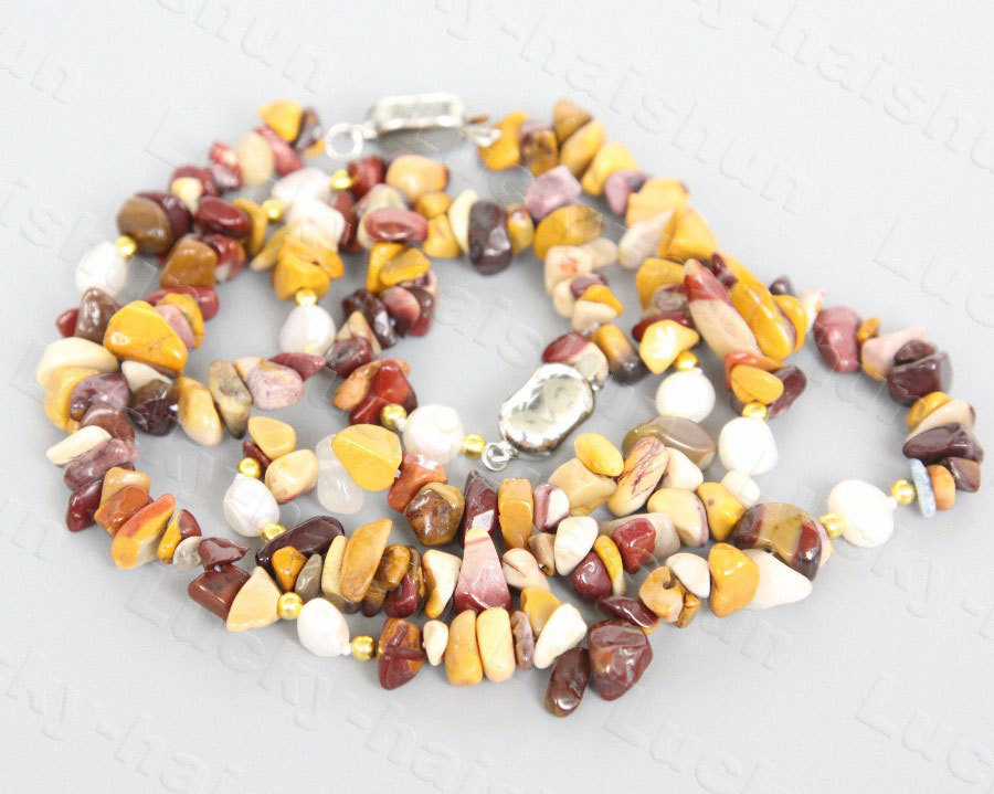 Baroque jade garnet Quartz agate turquoise pearl necklace bracelet Earrings set c1239