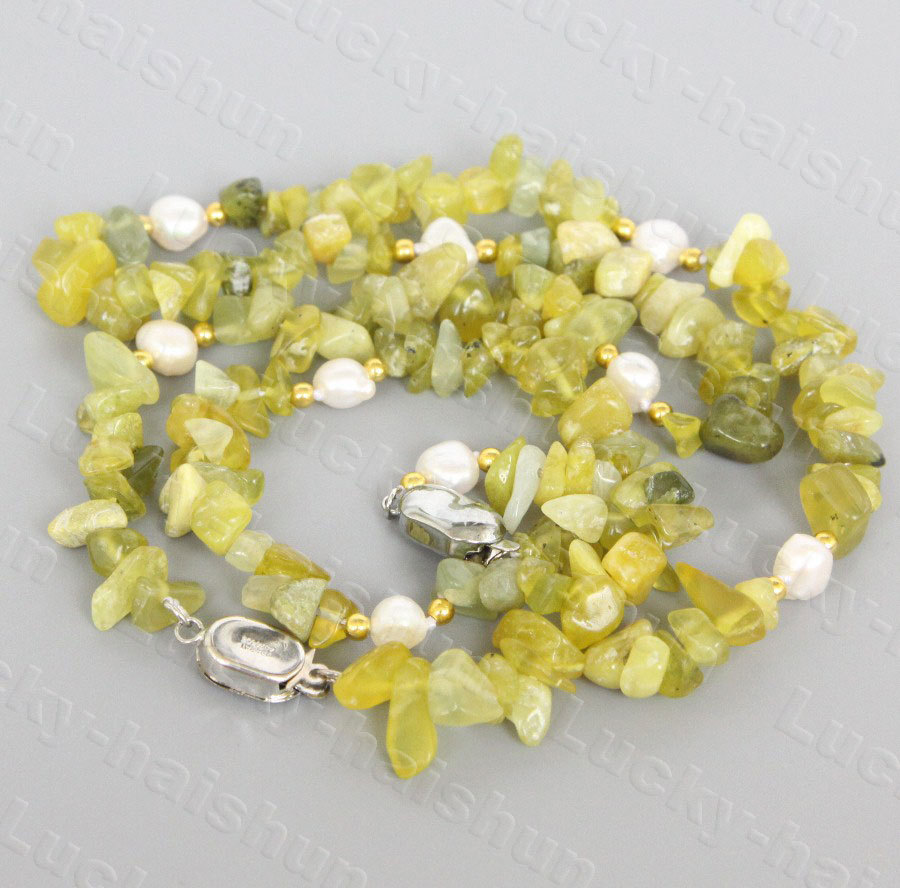 Baroque jade garnet Quartz agate turquoise pearl necklace bracelet Earrings set c1239