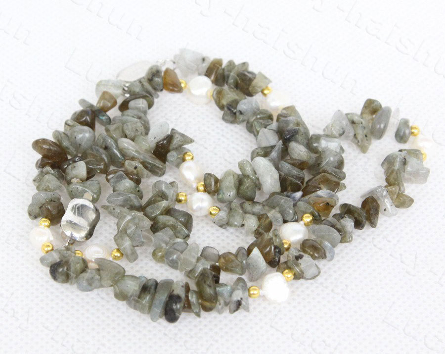Baroque jade garnet Quartz agate turquoise pearl necklace bracelet Earrings set c1239