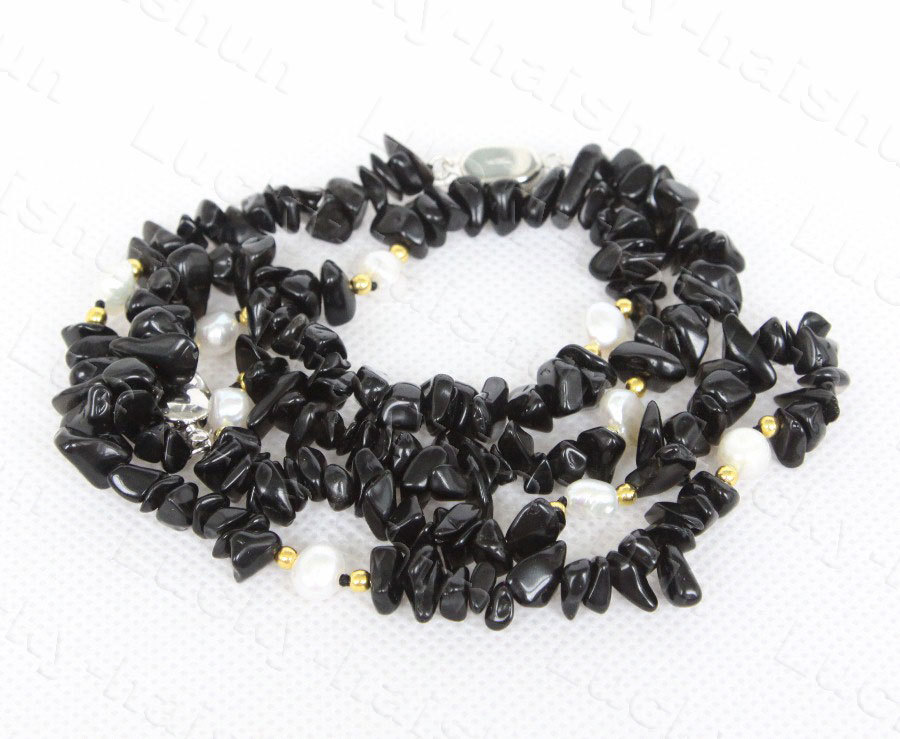 Baroque jade garnet Quartz agate turquoise pearl necklace bracelet Earrings set c1239