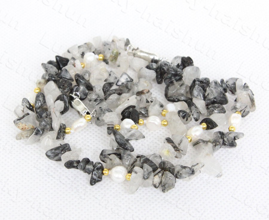 Baroque jade garnet Quartz agate turquoise pearl necklace bracelet Earrings set c1239