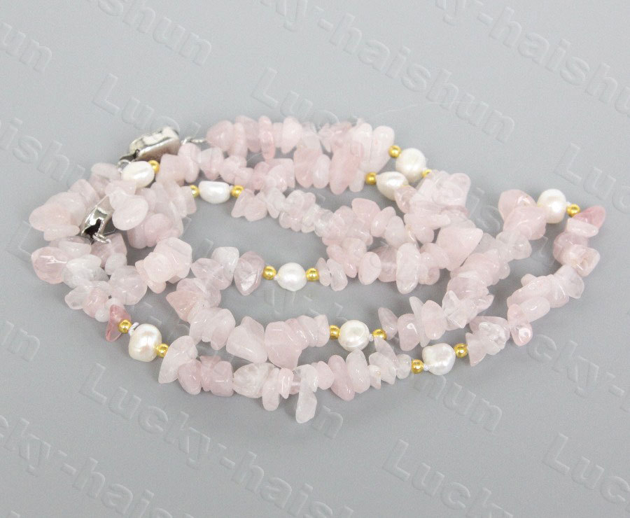 Baroque jade garnet Quartz agate turquoise pearl necklace bracelet Earrings set c1239