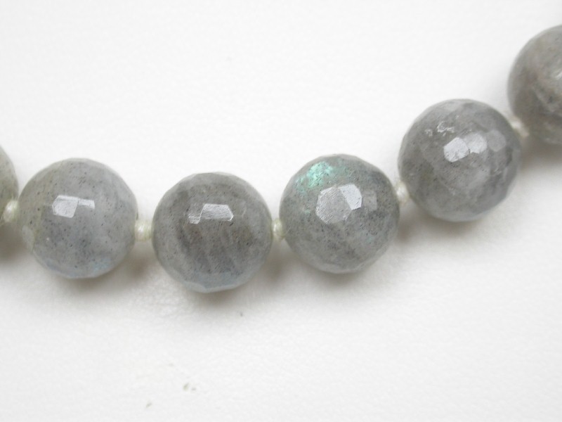 Authentic 17" 10mm 100% natural labradorite round labradorite beads necklace