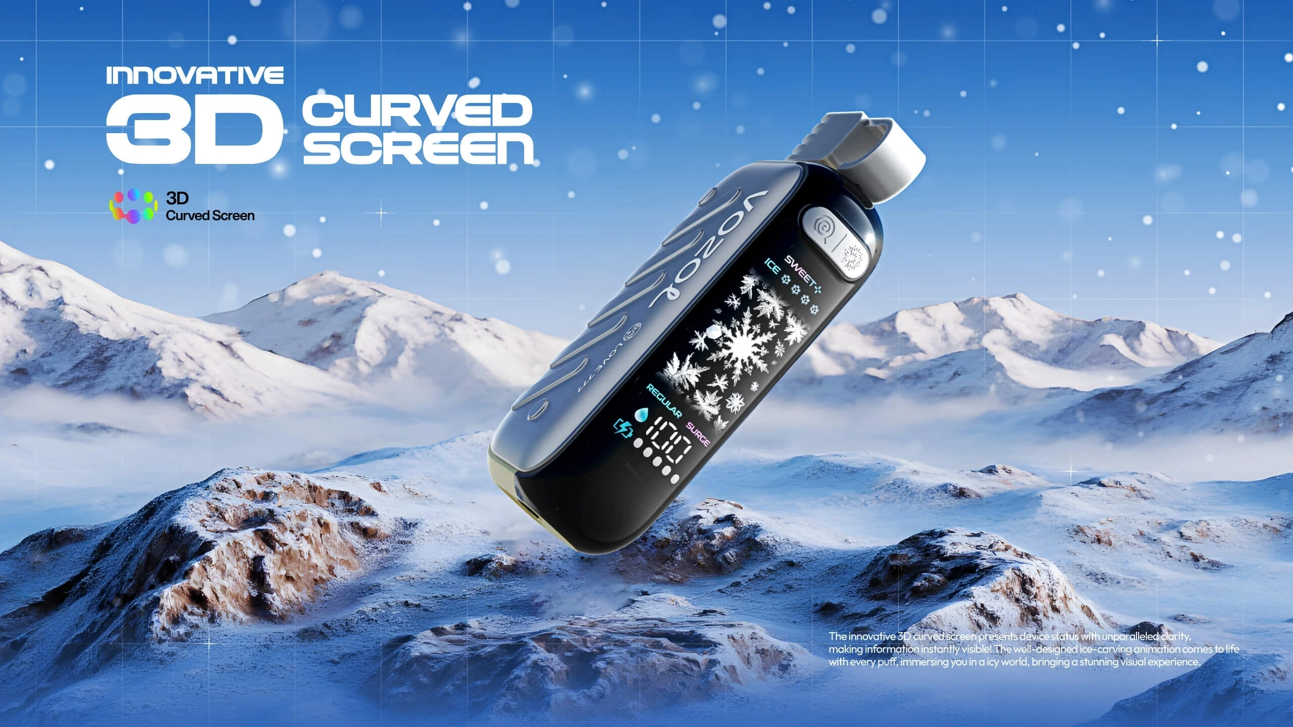 VOZOL GEAR ICE & SWEET 50000 Puffs｜日本7〜10日到着・超大容量50,000パフ・爽快クール＆スイートデバイス