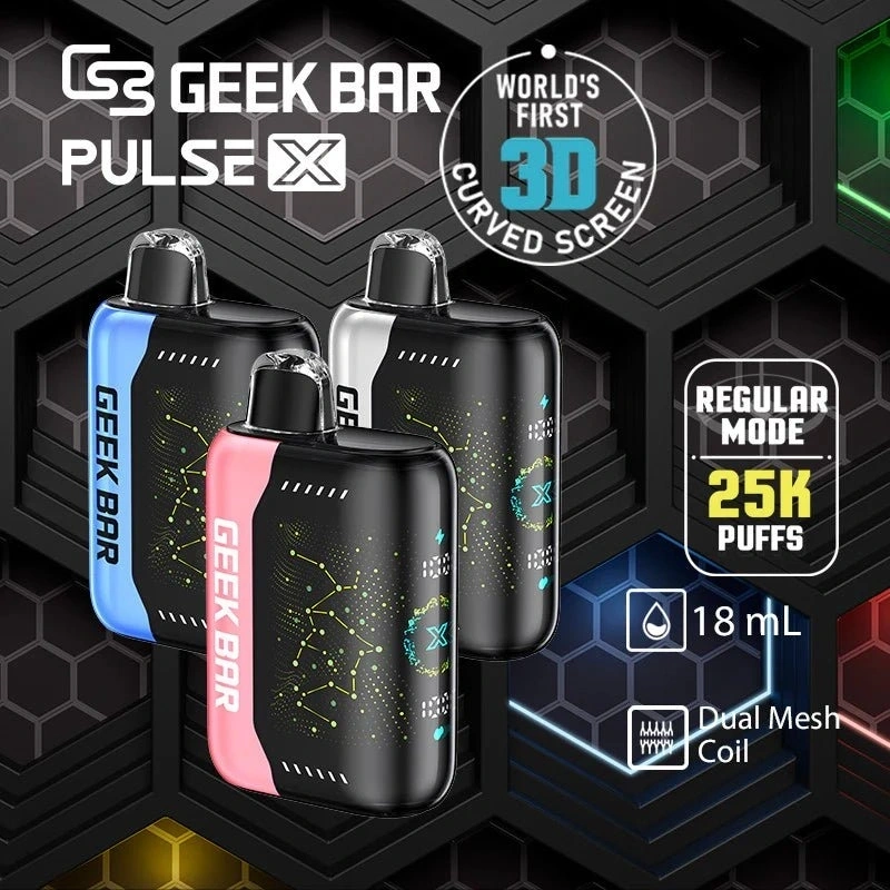 GEEK BAR Pulse X 25000 Puffs NEW｜日本7〜10日到着・最新モデル・25,000パフ高性能デバイス