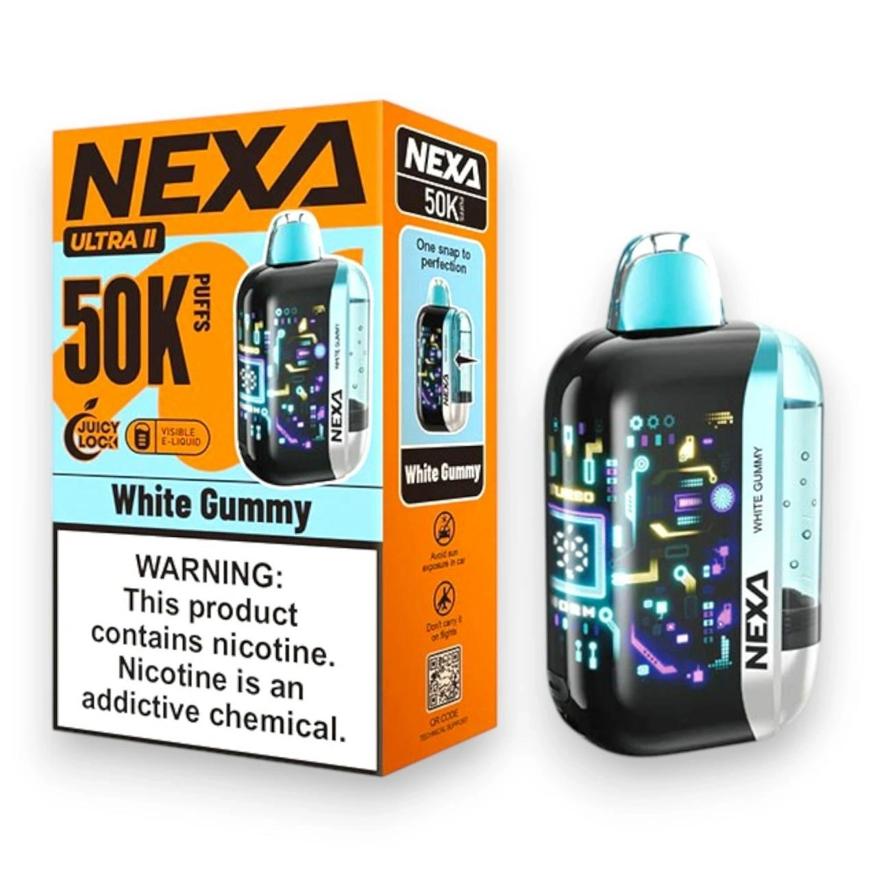 NEXA FLEX 50K Visible（交換式）｜次世代リキッドデバイス・大容量50,000パフ対応
