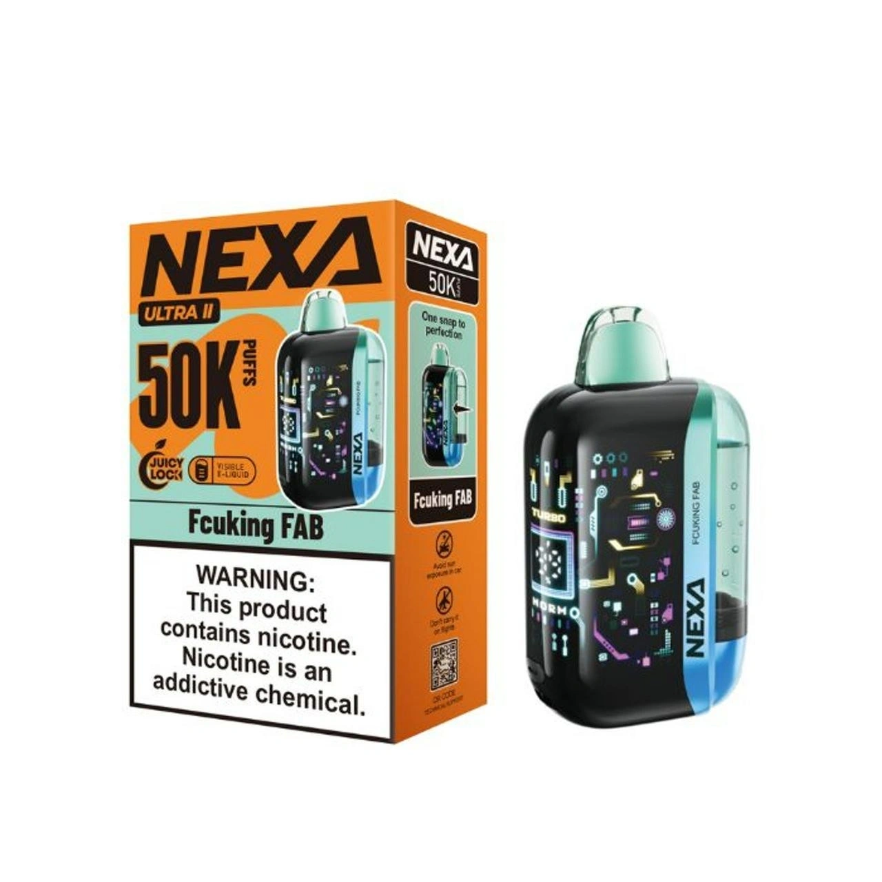 NEXA FLEX 50K Visible（交換式）｜次世代リキッドデバイス・大容量50,000パフ対応