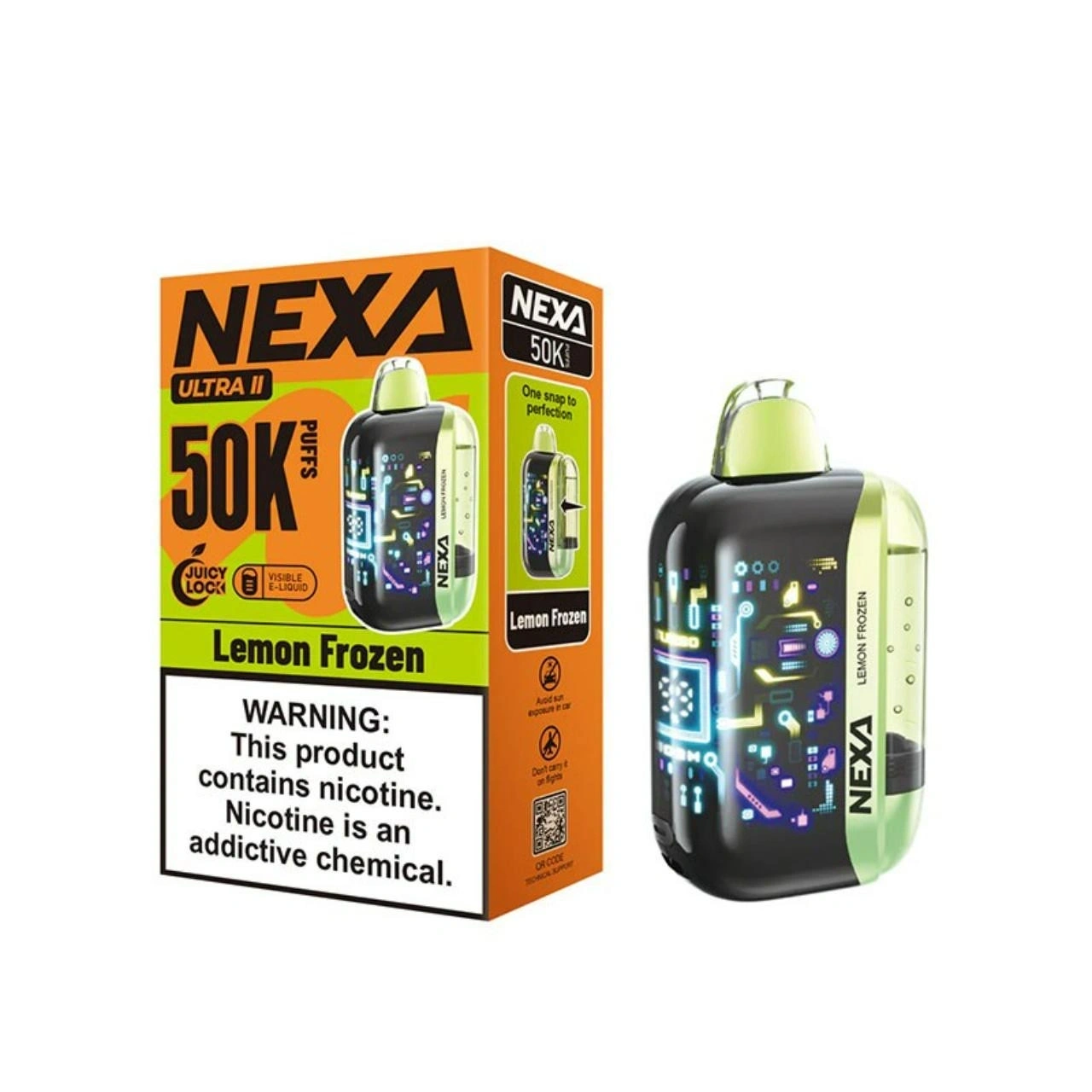 NEXA FLEX 50K Visible（交換式）｜次世代リキッドデバイス・大容量50,000パフ対応
