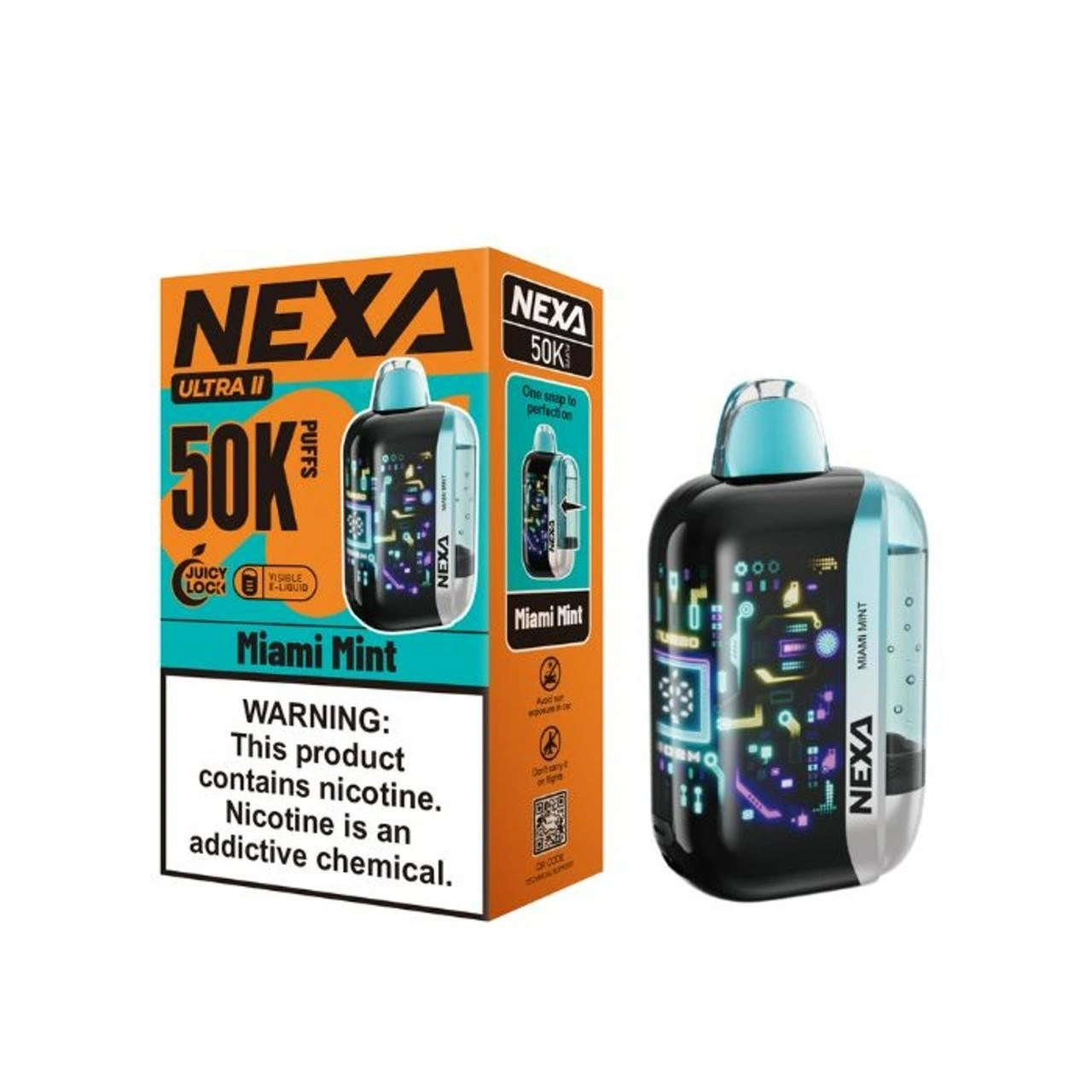 NEXA FLEX 50K Visible（交換式）｜次世代リキッドデバイス・大容量50,000パフ対応