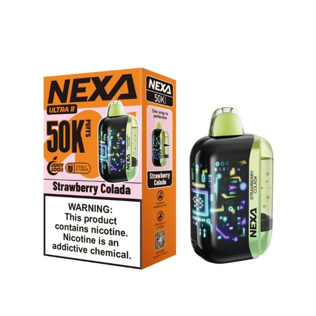 NEXA FLEX 50K Visible（交換式）｜次世代リキッドデバイス・大容量50,000パフ対応