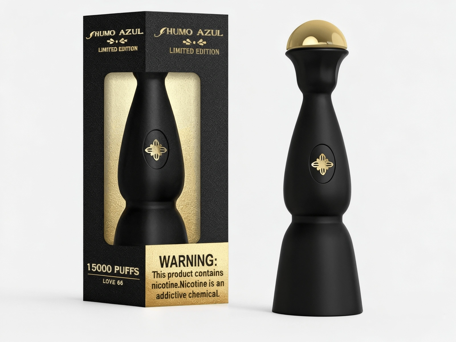 Humo Azul 15000 Puffs Black｜日本7〜10日到着・15,000パフ大容量・ブラック限定デザイン高性能デバイス